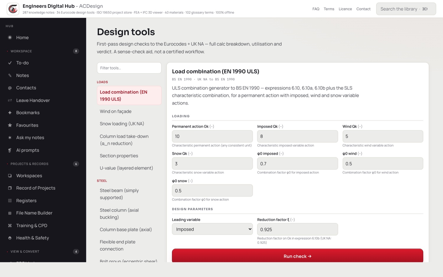 The design tools list