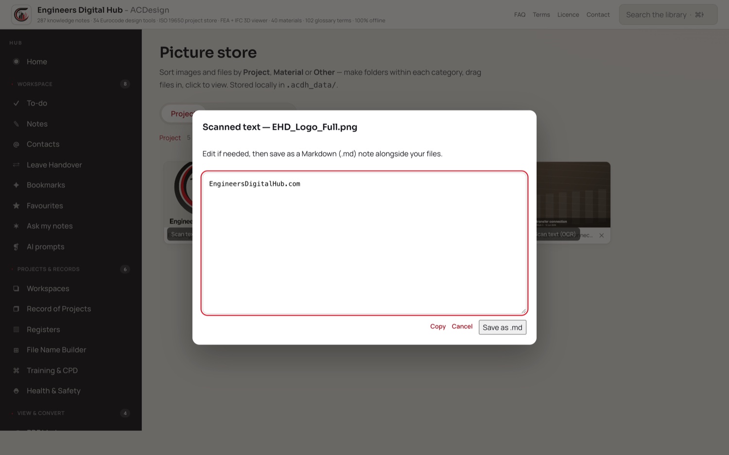 OCR pulling text from an image